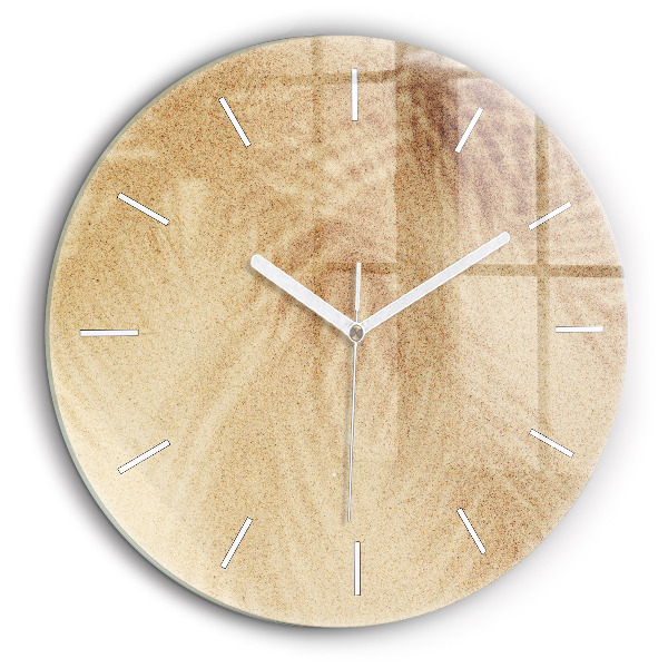 Horloge ronde 60 cm Abstraction or