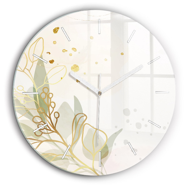 Horloge ronde murale 60 cm Abstrait pastel