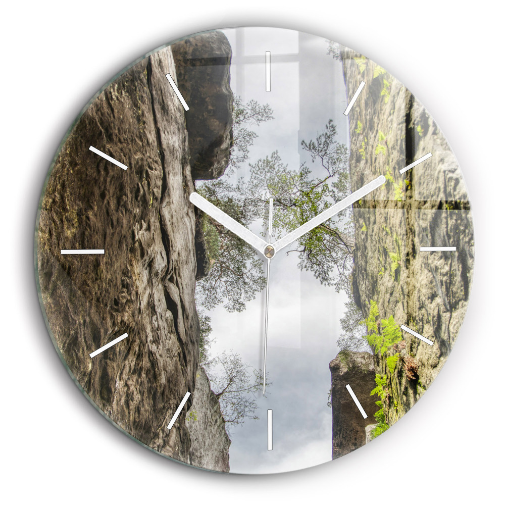 Horloge ronde murale 60 cm Cité du rock en République tchèque
