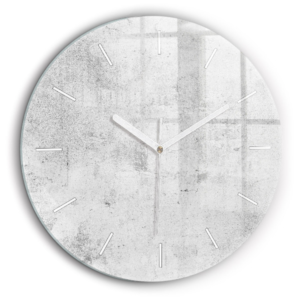 Horloge ronde 60 cm Mur en béton