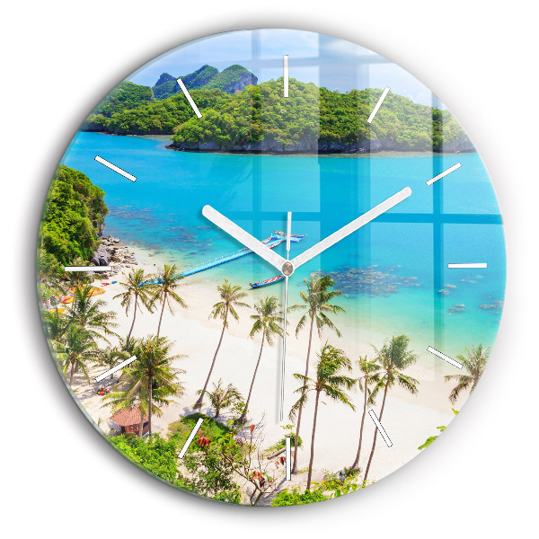 Horloge ronde 60 cm Parc national en Thaïlande