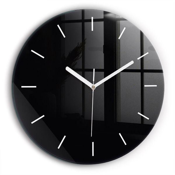 Horloge ronde murale 60 cm Noir