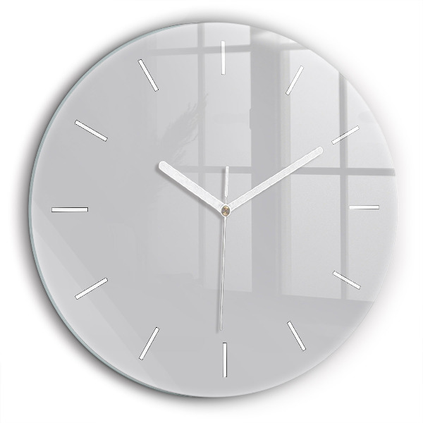 Horloge ronde 60 cm Gris clair