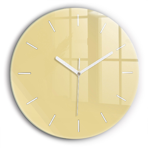 Horloge ronde murale 60 cm Crème