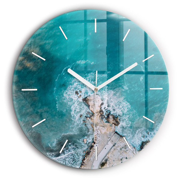 Horloge ronde murale 60 cm Fjords de la Costa Blanca