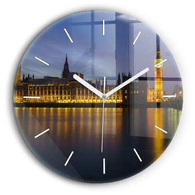 Horloge ronde en verre 60 cm Palais Winchester à Londres