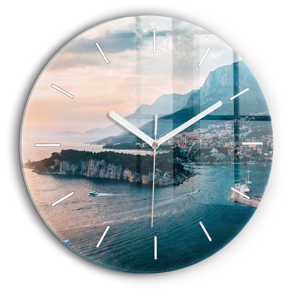 Pendule murale ronde 60 cm Île en Croatie