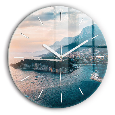 Pendule murale ronde 60 cm Île en Croatie