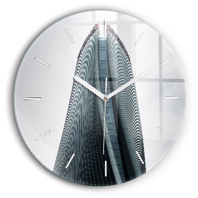Horloge ronde murale 60 cm Gratte-ciel de Milan