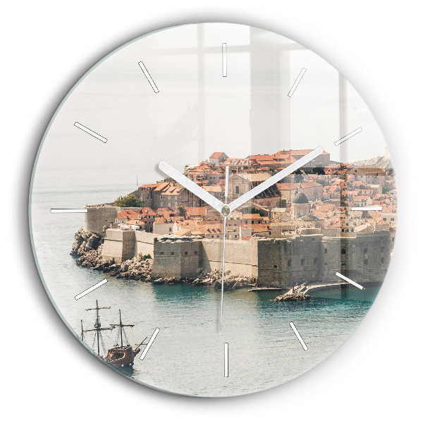 Horloge ronde 60 cm Voilier à Dubrovnik