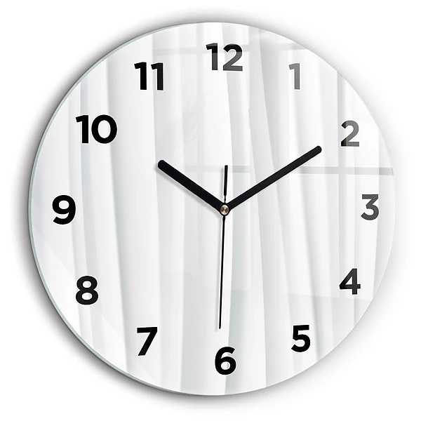Texture de vagues Horloge ronde murale 60 cm