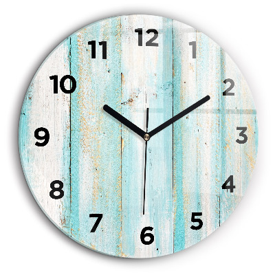 Planches bleues Horloge ronde murale 60 cm