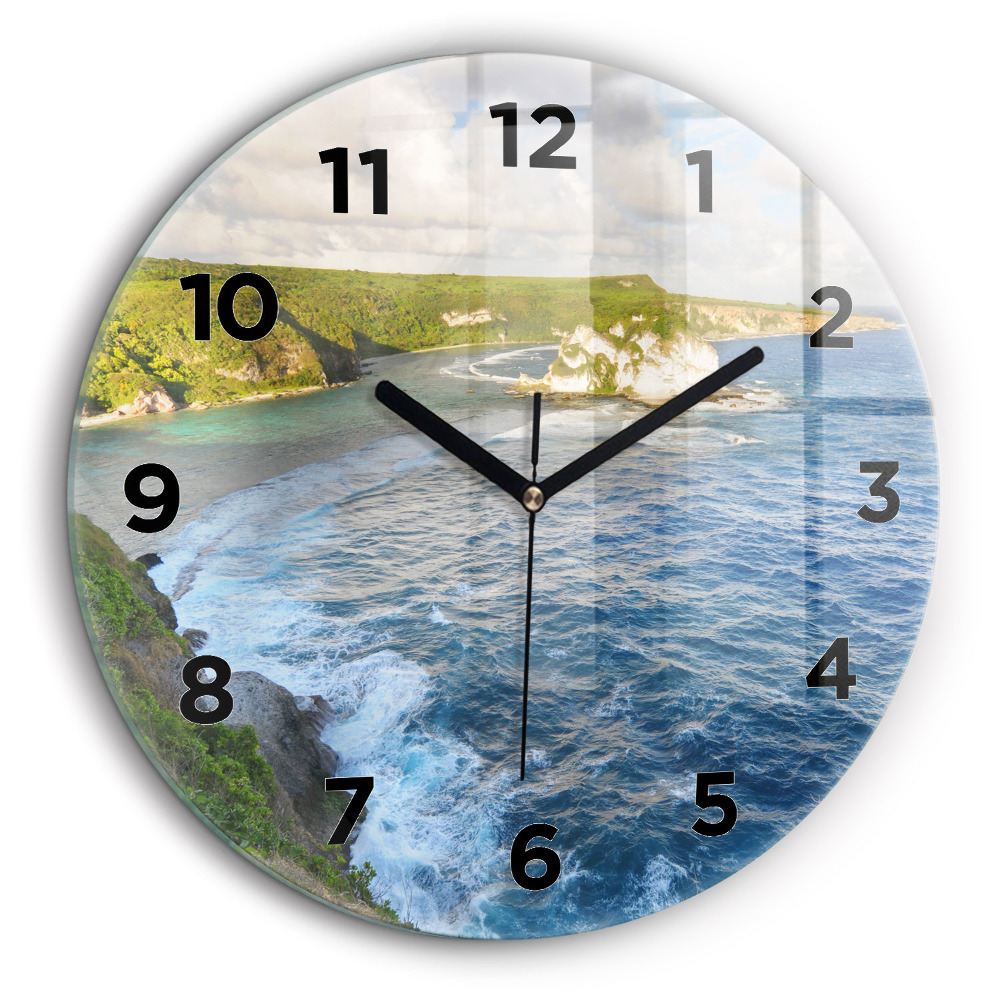 Côte océanique Horloge ronde 60 cm
