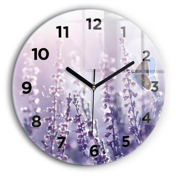 Abstraction Horloge ronde murale 60 cm