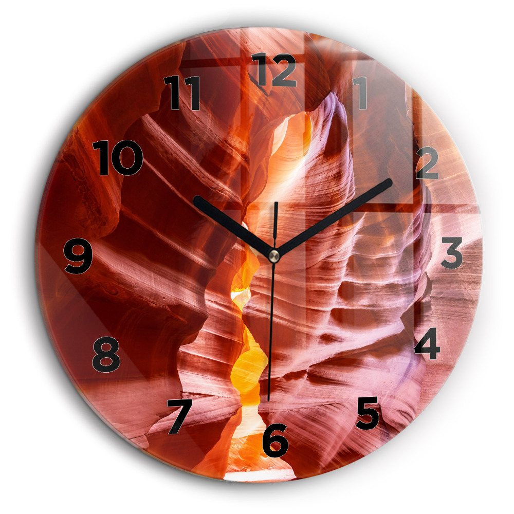 Canyon de sable Pendule murale ronde 60 cm