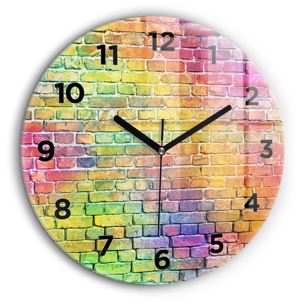 Mur peint Pendule murale ronde 60 cm