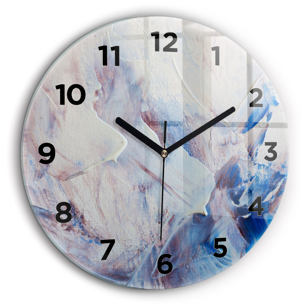 Texture de peinture abstraite Pendule murale ronde 60 cm