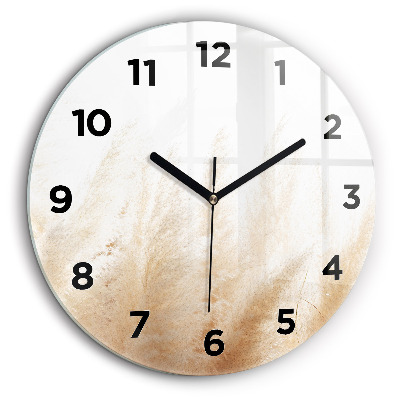 Épi de blé Horloge ronde 60 cm
