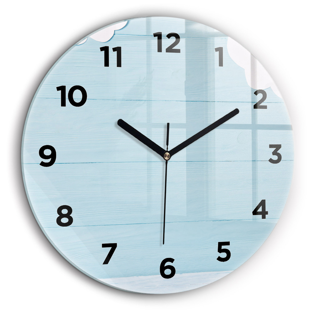 Tableau pour enfants Pendule murale ronde 60 cm