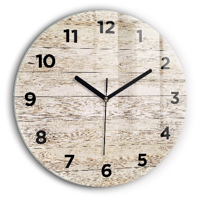 Panneaux en bois Horloge ronde 60 cm