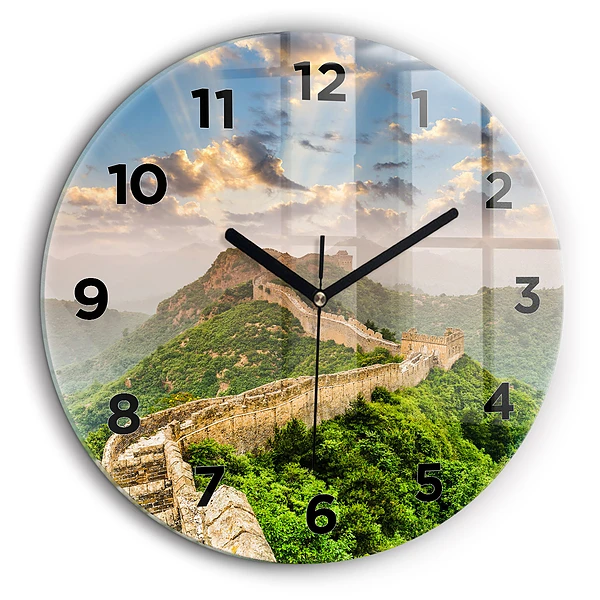 Grande Muraille de Chine Horloge ronde 60 cm