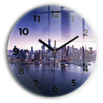 Vue de San Francisco Horloge ronde murale 60 cm