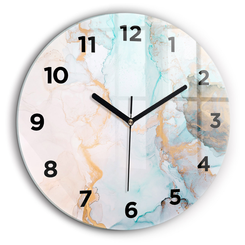 Image abstraite Horloge ronde murale 60 cm