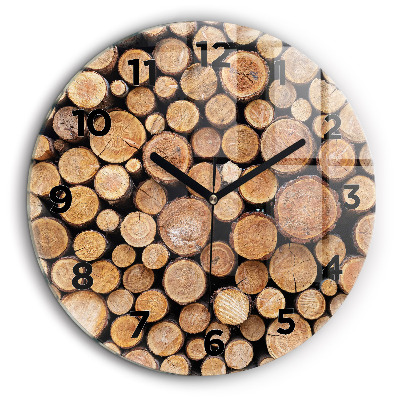 Cercles d'arbres Pendule murale ronde 60 cm