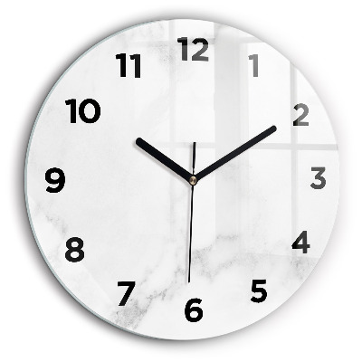 Marbre élégant Horloge ronde 60 cm