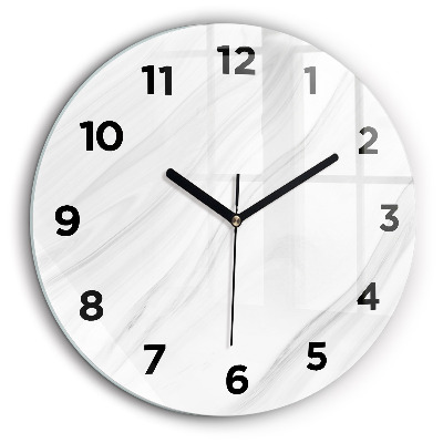 Marbre décoratif Pendule murale ronde 60 cm