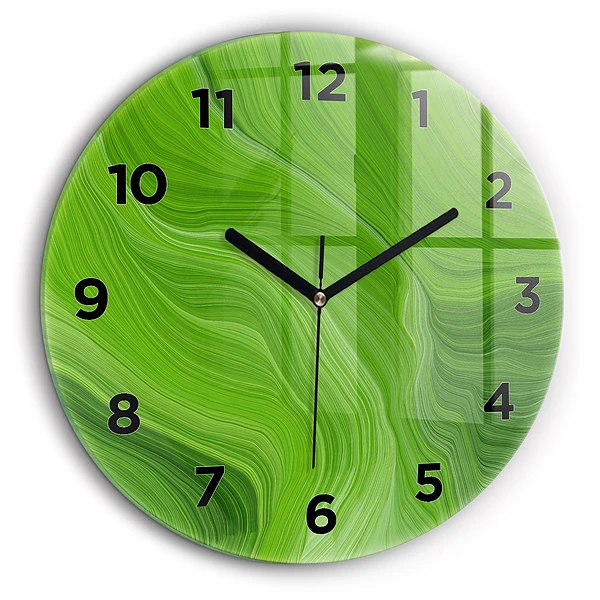 Vagues modernes Horloge ronde murale 60 cm