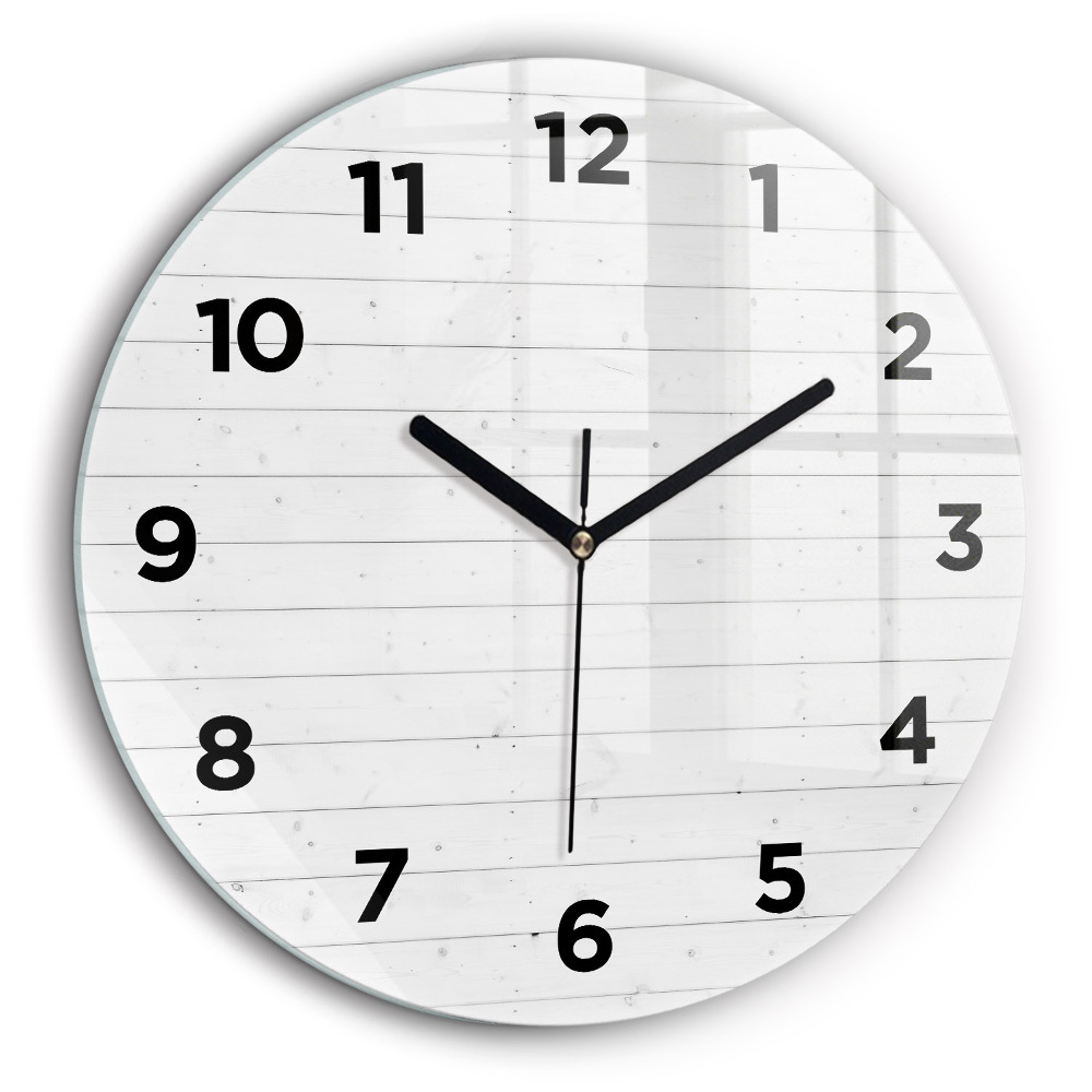 Panneaux en bois Horloge ronde 60 cm