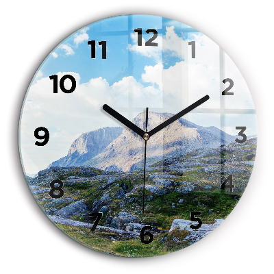 Paysage rocheux Horloge ronde 60 cm