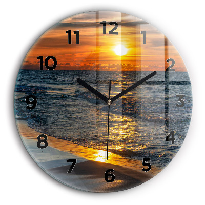 Władysławowo Mer Baltique Pendule murale ronde 60 cm