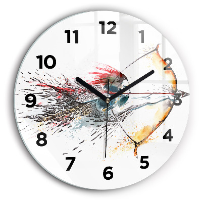 Guerrier en chasse Horloge ronde 60 cm