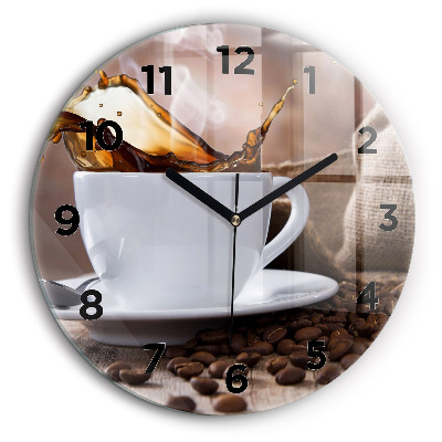 Tasse de café Horloge ronde 60 cm