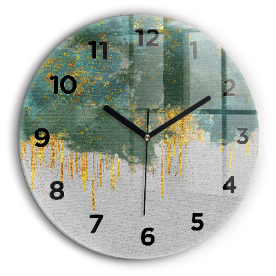 Motif décoratif Horloge ronde en verre 60 cm