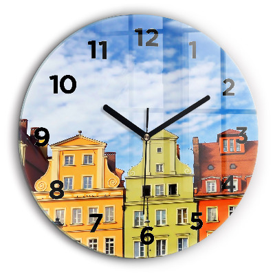 Wroclaw - Vieille ville Horloge ronde 60 cm