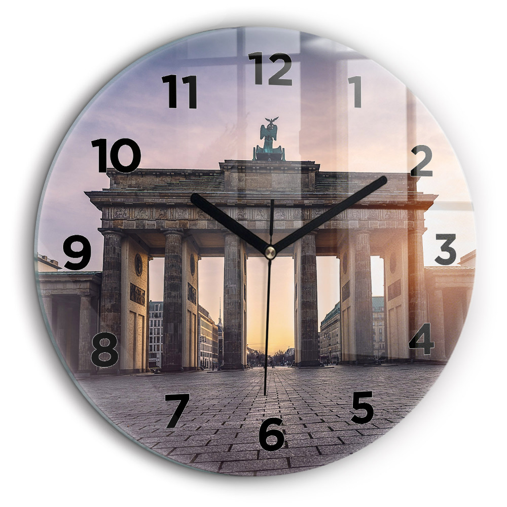 Porte de Brandebourg Horloge ronde murale 60 cm
