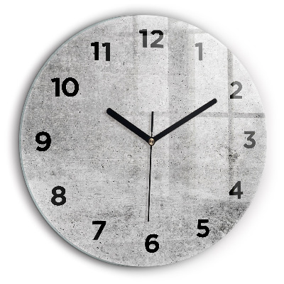 Mur brut Horloge ronde murale 60 cm