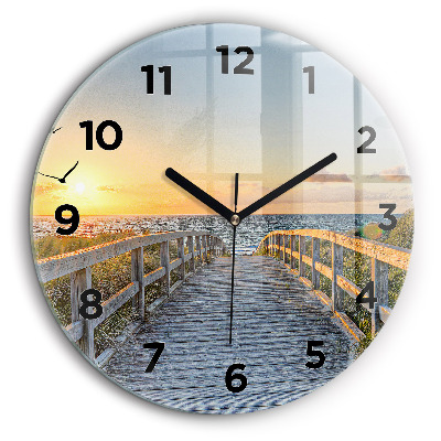 Vacances à la plage Horloge ronde 60 cm