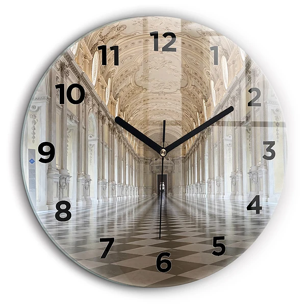 Musée de La Veneria Reale Horloge ronde murale 60 cm