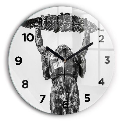 Statue de la Liberté à Budapest Horloge ronde 60 cm