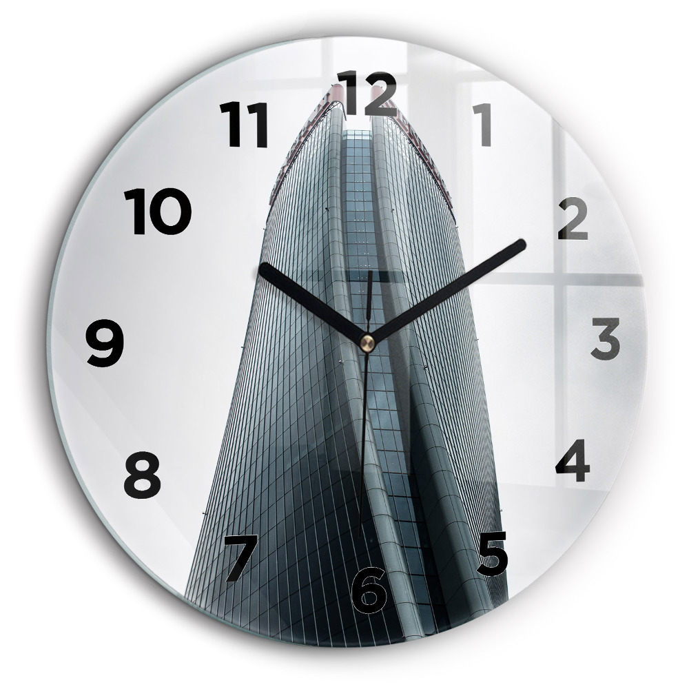 Gratte-ciel de Milan Horloge ronde murale 60 cm