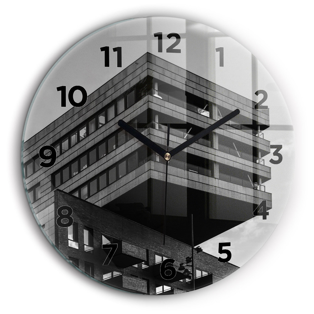 Architecture à Amsterdam Pendule murale ronde 60 cm