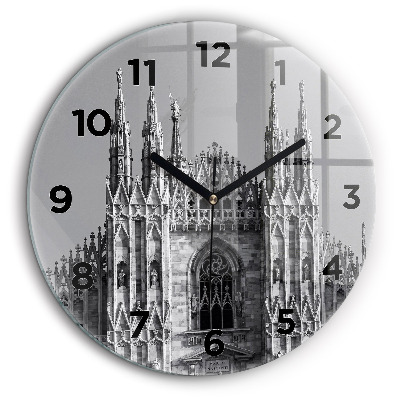 Cathédrale Duomo Di Milano Horloge ronde 60 cm