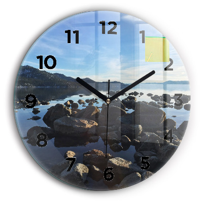 Vue sur la mer Horloge ronde murale 60 cm