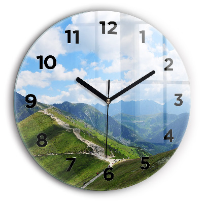 Kasprowy Wierch Zakopane Horloge ronde murale 60 cm