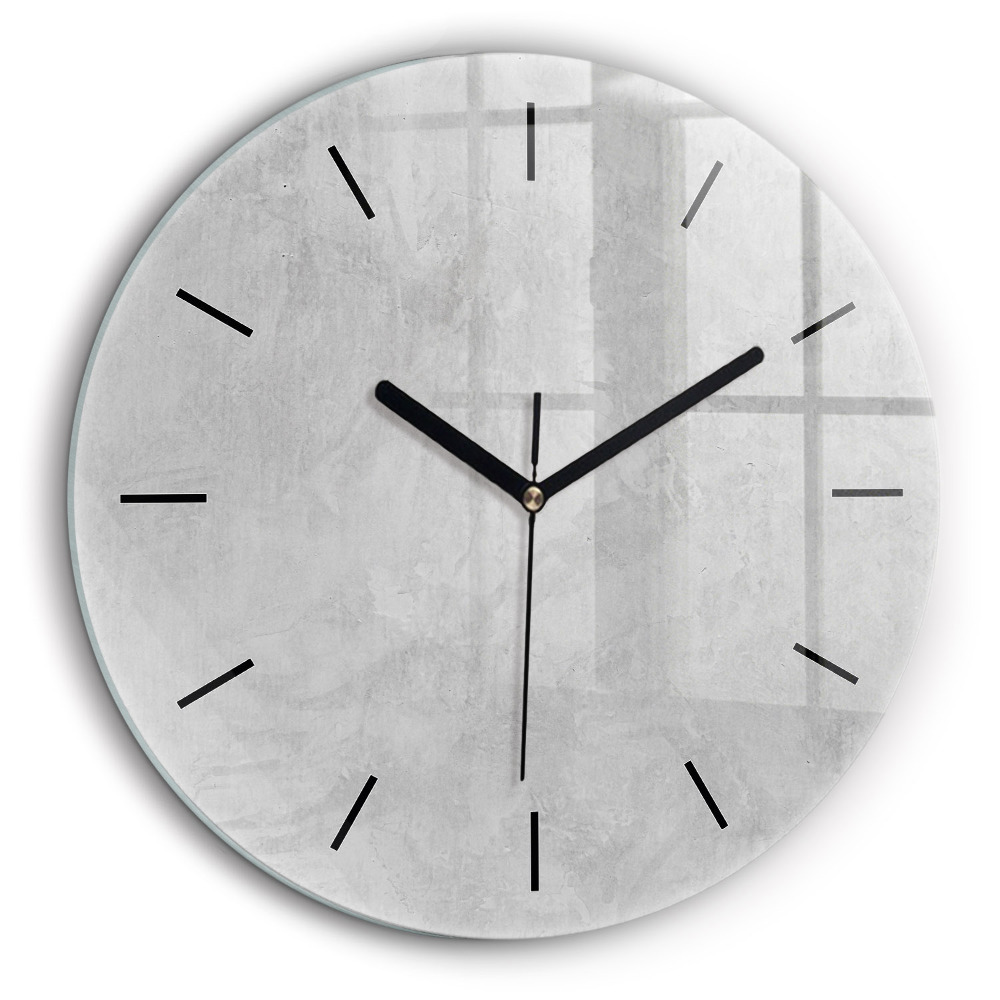 Horloge ronde murale 60 cm Mur de pierre