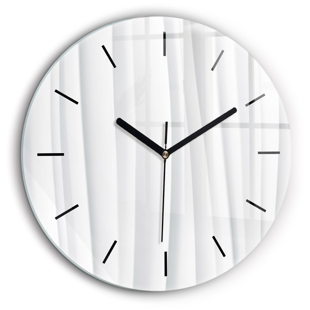 Horloge ronde murale 60 cm Texture de vagues